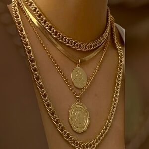 Ellie Layered Choker Necklace NEW